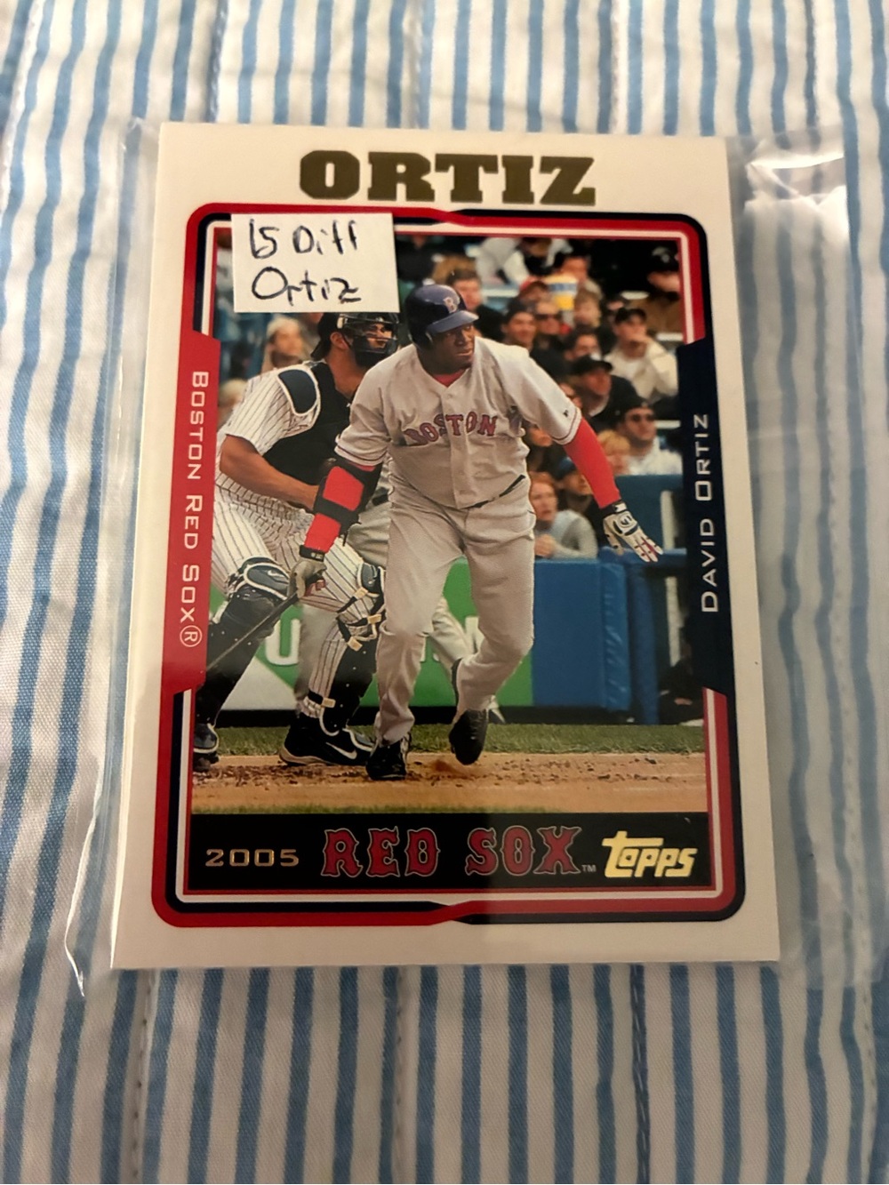 Topps David Ortiz Baseball Cards - White/Red/Blue 15 in set